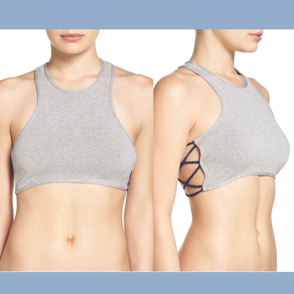 Intimately Free People Gray Bra Top Relaxed Fit Sleeveless - Picture 1 of 5